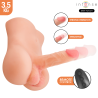 INTENSE DEEP TOUCH - DAMIEN TORSO WITH REALISTIC DILDO WITH PUSHING AND VIBRATION REMOTE CONTROL 3.5 KG