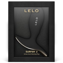 LELO - SURFER 2 PLUG ANAL VIBRADOR UNISEX NEGRO