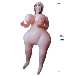 HIDDEN DESIRE - HEAVY HEATHER INFLATABLE DOLL 145 CM