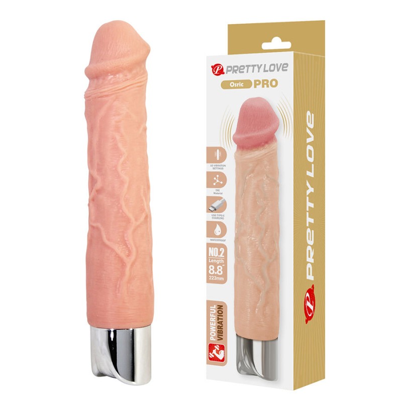 PRETTY LOVE - OSRIC PRO VIBRADOR REALÍSTICO FLEXIBLE