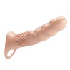 PRETTY LOVE - TEXTURED PENIS SHEATH WITH EXTENDERS