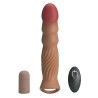 PRETTY LOVE - TEXTURED PENIS SLEEVE WITH VIBRATION AND REMOTE CONTROL