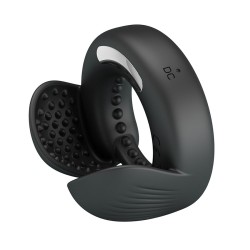 PRETTY LOVE - QUENTIN PENIS RING WITH TESTICULAR STIMULATOR