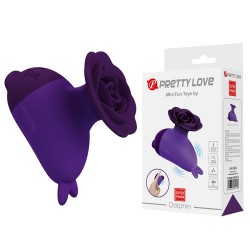 PRETTY LOVE - DOLPHIN MINI VIBRATOR WITH CLIP
