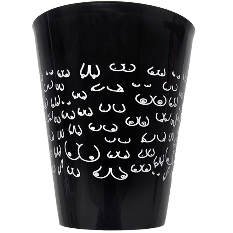 DIABLO PICANTE - BLACK CUP 500 ML WITH WHITE BOOBS