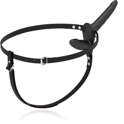 FETISH SUBMISSIVE DOUBLE PENETRIX STRAP-ON BLACK UP