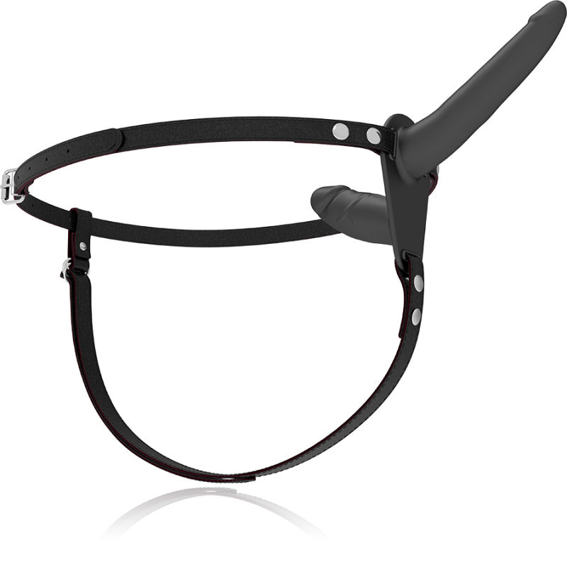 FETISH SUBMISSIVE DOUBLE PENETRIX STRAP-ON BLACK UP