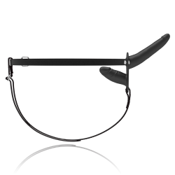 FETISH SUBMISSIVE DOUBLE PENETRIX STRAP-ON BLACK UP