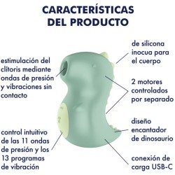 SATISFYER - DIN-OOOH VIBRATOR  AIR PULSE STIMULATOR