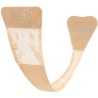 BYE-BRA - TANGA ADHESIVO ENCAJE BEIGE TALLA ÚNICA