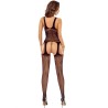 PASSION - BS122 BLACK OPEN BODYSTOCKING