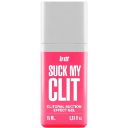 INTT - SUCK MY CLIT SUCTION EFFECT GEL WILD STRAWBERRY 15 ML