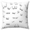 DIABLO PICANTE - 30 X 30 BOOBS CUSHION WHITE