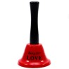 DIABLO PICANTE - RED 'RING FOR LOVE' HAND BELL