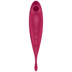 SATISFYER - TWIRLING PRO+ ESTIMULADOR Y VIBRADOR APP VERDE