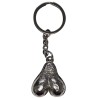 DIABLO PICANTE - SILVER EGGS METAL KEYCHAIN