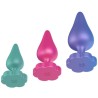 ROMP - LUSTER ANAL TRAINING KIT S/M/L WITH FLOWER-SHAPED BASE