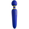 ROMP - FLIP VIBRATING WAND SILENT 10 MODES BLUE