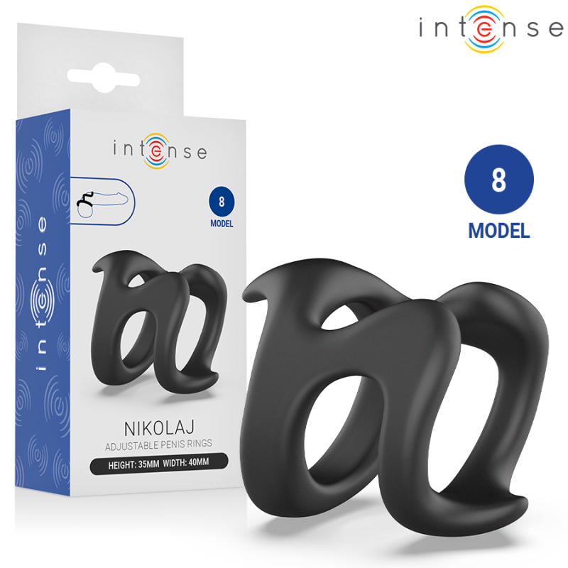 INTENSE - NIKOLAJ ADJUSTABLE PENIS RING MODEL 8
