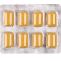 WUG ON - FUNCTIONAL CAFFEINE  GUARANA GUM MINT  VANILLA FLAVOUR BLISTER 8 PCS