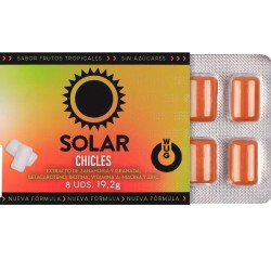 WUG SOLAR - FUNCTIONAL VITAMIN  ZINC TROPICAL FRUITS FLAVOUR GUM BLISTER 8 PCS