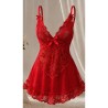 LIVCO CORSETTI FASHION - NUIT SET T-SHIRT + RED PANTY 2028 L/XL