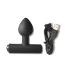 ROCKS-OFF - NOVA ASTRYX PREMIUM PLUG ANAL RECARGABLE 16 FUNCIONES NEGRO