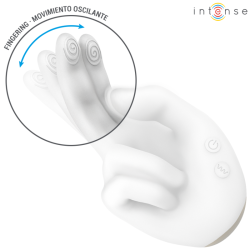 INTENSE - JIMMY HAND-SHAPED MULTIFUNCTION STIMULATOR WITH VIBRATION AND HEAT