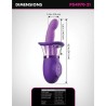 FANTASY FOR HER - ULTIMATE PLEASURE PRO PLUS RABBIT VIBRATOR PURPLE 20.3 CM