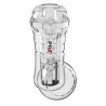 PDX ELITE - VIEWTUBE PLUS SEE-THRU EZ-GRIP TRANSPARENT STROKER 21 CM