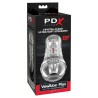 PDX ELITE - VIEWTUBE PLUS SEE-THRU EZ-GRIP TRANSPARENT STROKER 21 CM