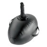 FETISH FANTASY SERIES - BODY DOCK INFLATABLE LOVE BALL WITH DILDO BLACK 41.9 CM