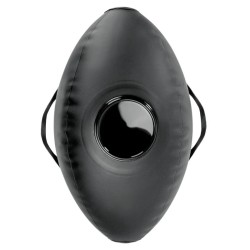 FETISH FANTASY SERIES - BODY DOCK INFLATABLE LOVE BALL WITH DILDO BLACK 41.9 CM
