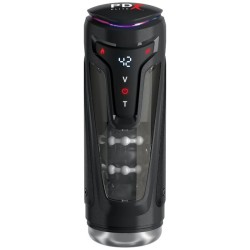 PDX ELITE - MOTO-BATOR PRO THRUSTING STROKER AUTOMATIC VIBRATING AND WARMING MASTURBATOR 26.5 CM