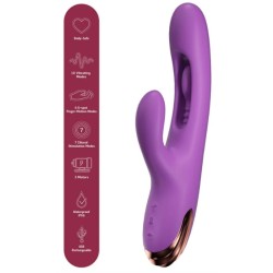 SHE.E.O - RABBIT G-SPOT VIBRATOR WITH DIGITAL MOVEMENT PURPLE