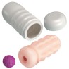 PRETTY LOVE - VAGINAL SMOOTHING MASTURBATOR WITH SUCTION CUP AND INTERNAL TEXTURES