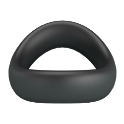 CRAZY BULL - VALEN ERGONOMIC SILICONE COCK RING BLACK