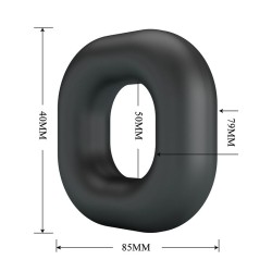 CRAZY BULL - WALDEN SUPER SOFT SILICONE COCK RING BLACK