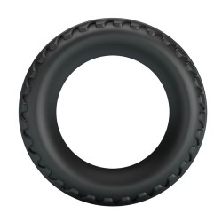 CRAZY BULL - MERRITT TEXTURED SILICONE COCK RING BLACK