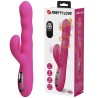 PRETTY LOVE - WINTERS MULTIFUNCTION RABBIT VIBRATOR WITH LED DISPLAY PINK