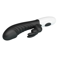 PRETTY LOVE - NAUGHTY BUNNY 30 FUNCTION RABBIT VIBRATOR BLACK