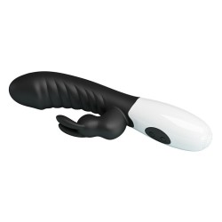 PRETTY LOVE - NAUGHTY BUNNY 30 FUNCTION RABBIT VIBRATOR BLACK