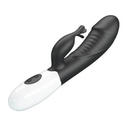 PRETTY LOVE - RASMUSSEN 30 FUNCTION RABBIT VIBRATOR BLACK