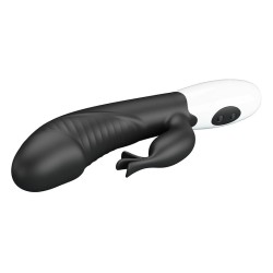 PRETTY LOVE - RASMUSSEN 30 FUNCTION RABBIT VIBRATOR BLACK
