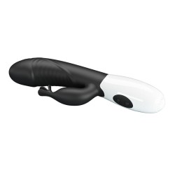 PRETTY LOVE - RASMUSSEN 30 FUNCTION RABBIT VIBRATOR BLACK