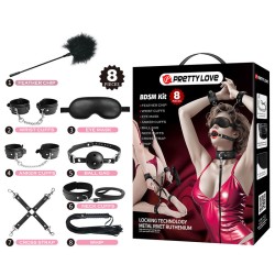 PRETTY LOVE - 8 PIECE BDSM...