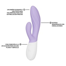 LELO - INA TWIST VIBRADOR RABBIT PUNTO G Y CLÍTORIS LAVANDA