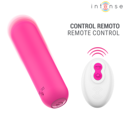 INTENSE - JUDY RECHARGEABLE VIBRATING BULLET WITH REMOTE CONTROL PINK