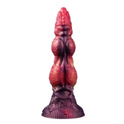 POWER MONSTERS - SAVAGE BEASTLORD TRICOLOR FANTASY SILICONE DILDO 24 CM Ø 5 CM