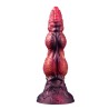 POWER MONSTERS - SAVAGE BEASTLORD TRICOLOR FANTASY SILICONE DILDO 24 CM Ø 5 CM